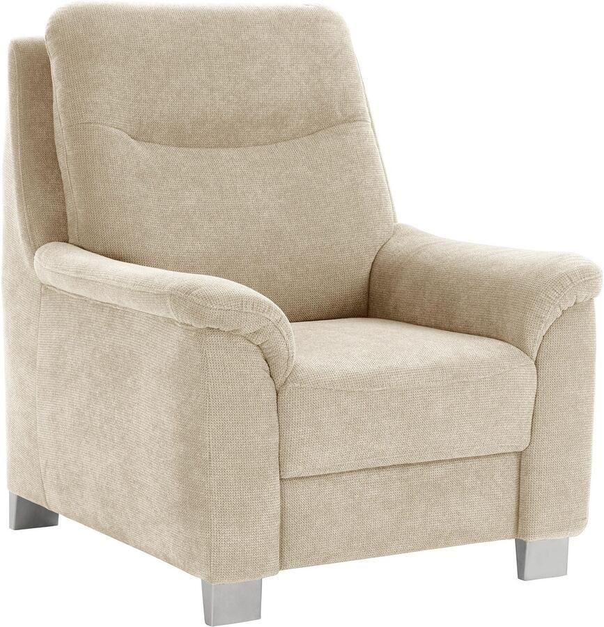 Sit&more Fauteuil Boccaccio met binnenvering en verstelbare hoofdsteun