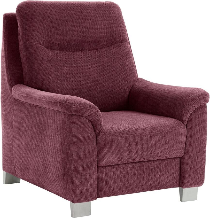 Sit&more Fauteuil Boccaccio met binnenvering en verstelbare hoofdsteun