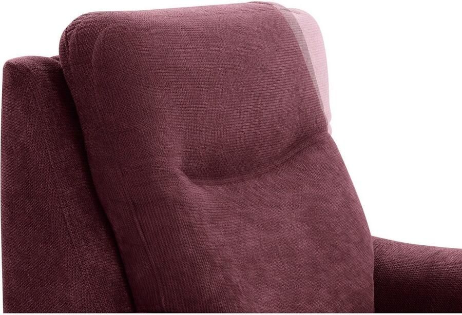 Sit&more Fauteuil Boccaccio met binnenvering en verstelbare hoofdsteun - Foto 5
