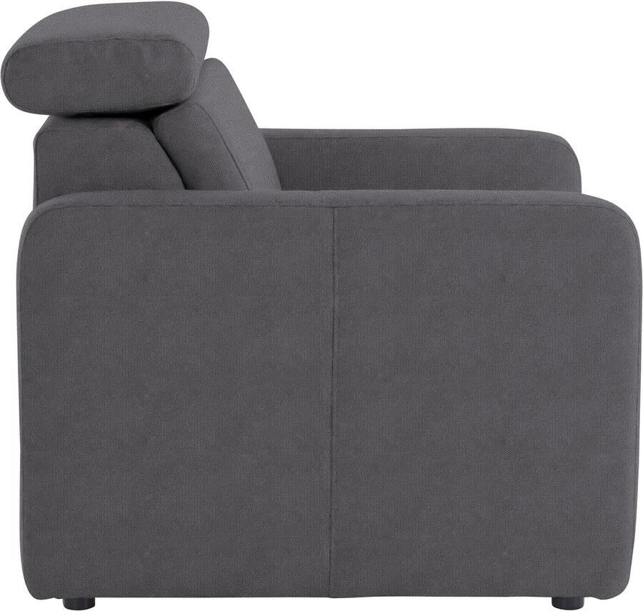 Sit&more Fauteuil Bologna met binnenvering met verstelbare hoofdsteun - Foto 5