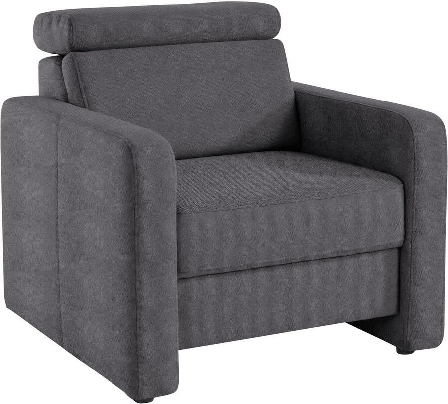 Sit&more Fauteuil Bologna met binnenvering met verstelbare hoofdsteun - Foto 6
