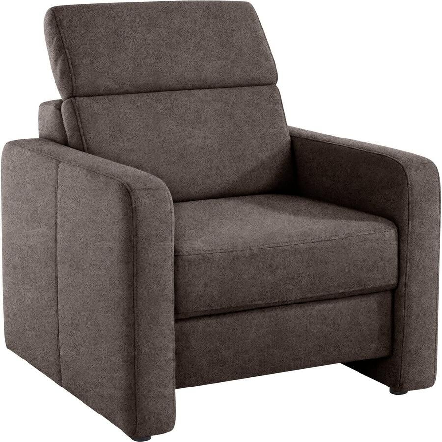 Sit&more Fauteuil Bologna met binnenvering met verstelbare hoofdsteun - Foto 2