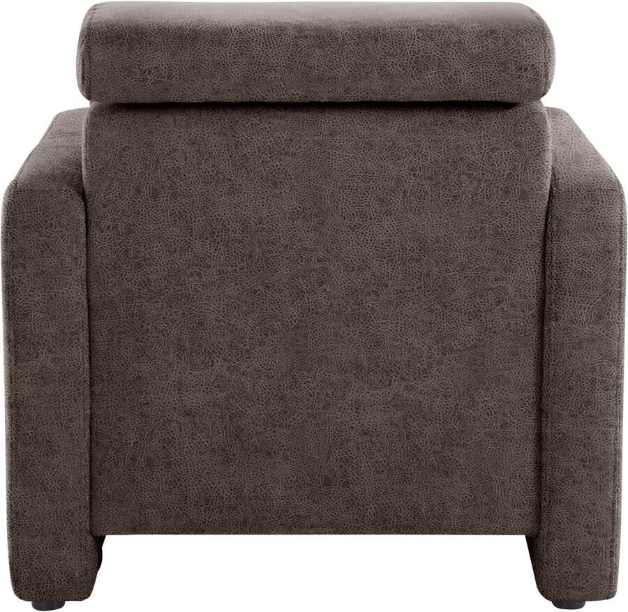 Sit&more Fauteuil Bologna met binnenvering met verstelbare hoofdsteun - Foto 4