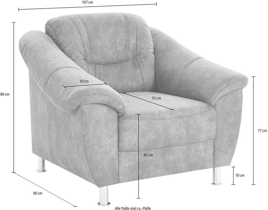 Sit&more Fauteuil Salsa met binnenvering - Foto 2