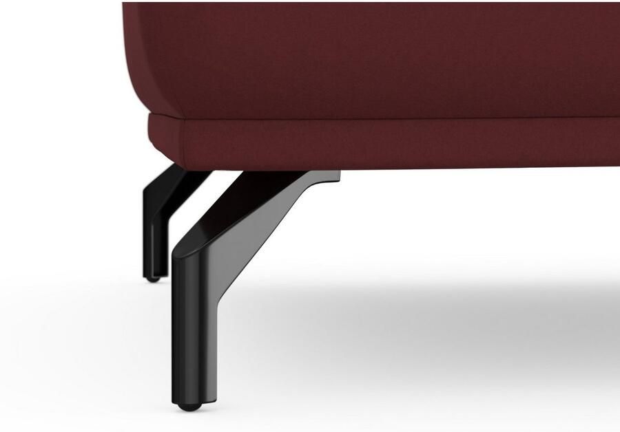 Sit&more Hocker Bailando met binnenvering en zwarte matte metalen poten - Foto 4