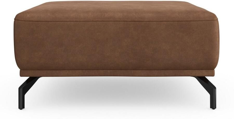 Sit&more Hocker Bailando met binnenvering en zwarte matte metalen poten - Foto 5