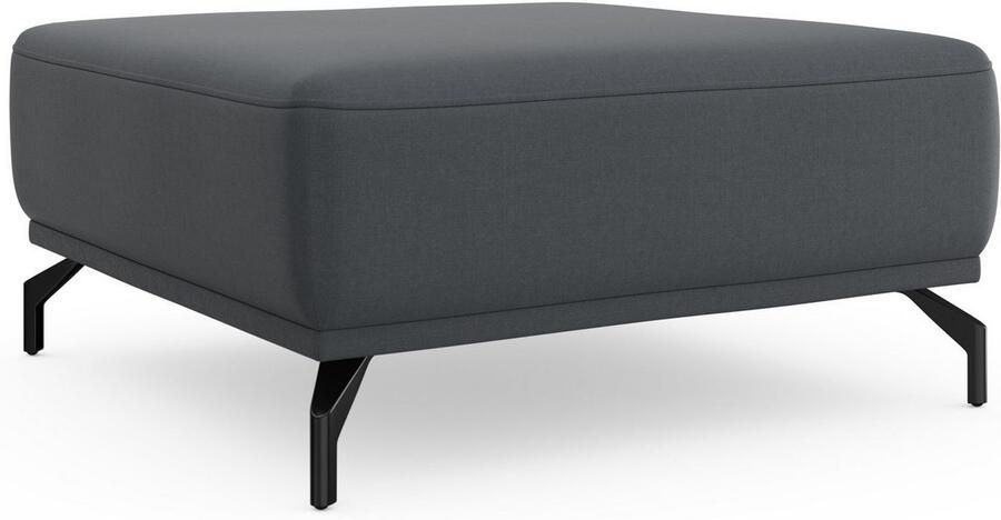 Sit&more Hocker Bailando met binnenvering en zwarte matte metalen poten - Foto 7