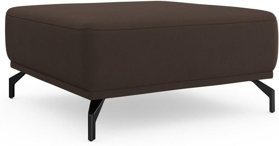 Sit&more Hocker Bailando met binnenvering en zwarte matte metalen poten - Foto 4