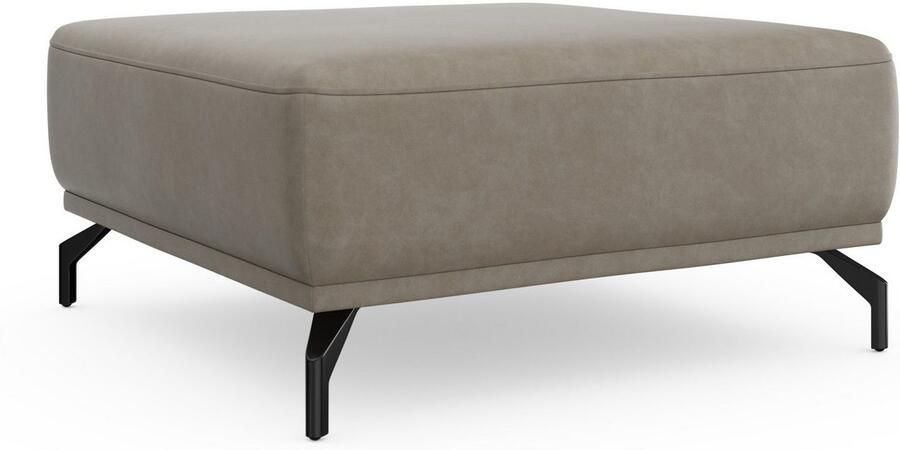 Sit&more Hocker Bailando met binnenvering en zwarte matte metalen poten - Foto 7