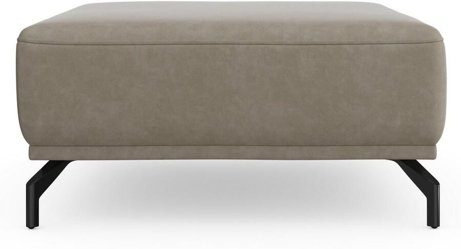 Sit&more Hocker Bailando met binnenvering en zwarte matte metalen poten - Foto 5