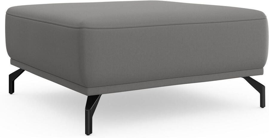 Sit&more Hocker Bailando met binnenvering en zwarte matte metalen poten - Foto 5