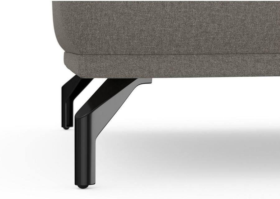 Sit&more Hocker Bailando met binnenvering en zwarte matte metalen poten - Foto 3