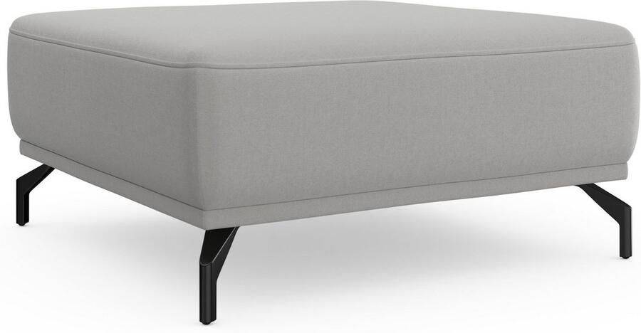 Sit&more Hocker Bailando met binnenvering en zwarte matte metalen poten - Foto 6