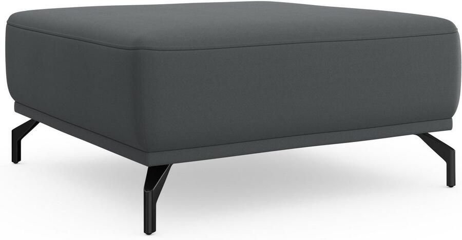 Sit&more Hocker Bailando met binnenvering en zwarte matte metalen poten - Foto 7