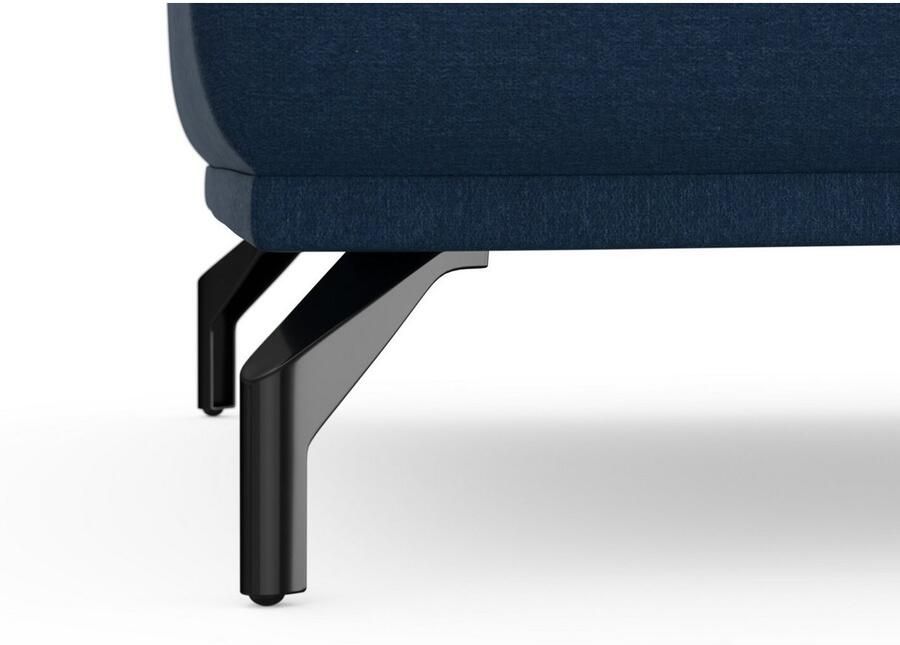 Sit&more Hocker Bailando met binnenvering en zwarte matte metalen poten - Foto 3