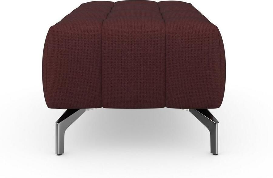 Sit&more Hocker Blauw met zilverkleurige poten - Foto 7