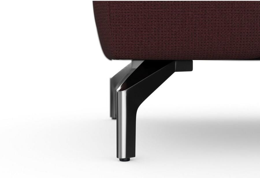 Sit&more Hocker Blauw met zilverkleurige poten - Foto 5