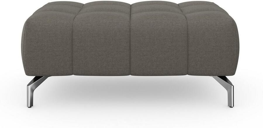 Sit&more Hocker Blauw met zilverkleurige poten - Foto 10