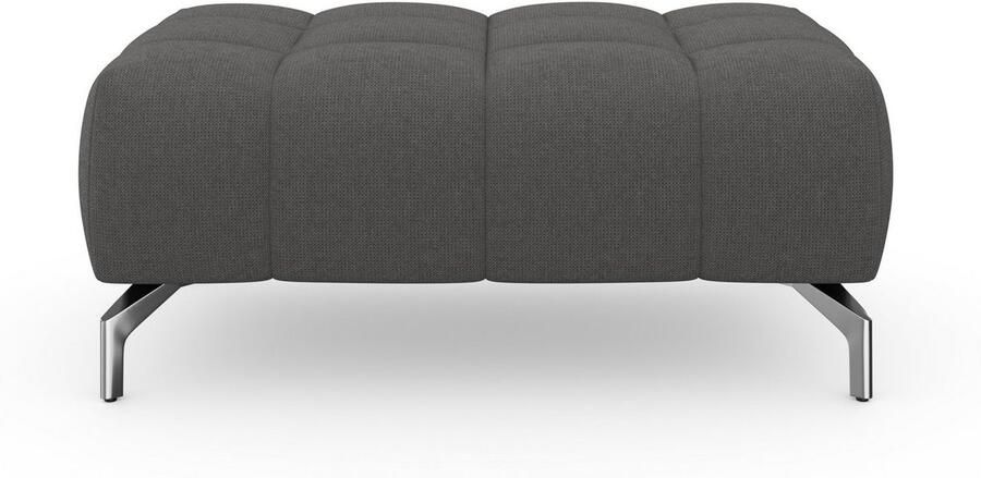 Sit&more Hocker Blauw met zilverkleurige poten - Foto 10