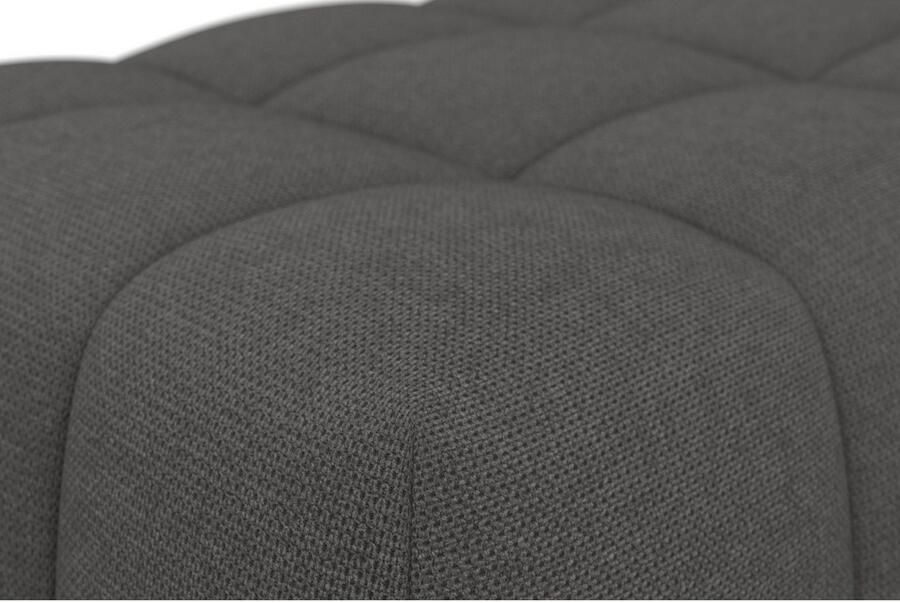 Sit&more Hocker Blauw met zilverkleurige poten - Foto 6