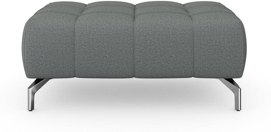 Sit&more Hocker Blauw met zilverkleurige poten - Foto 10