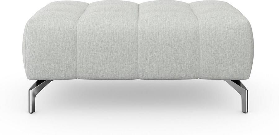 Sit&more Hocker Blauw met zilverkleurige poten - Foto 10