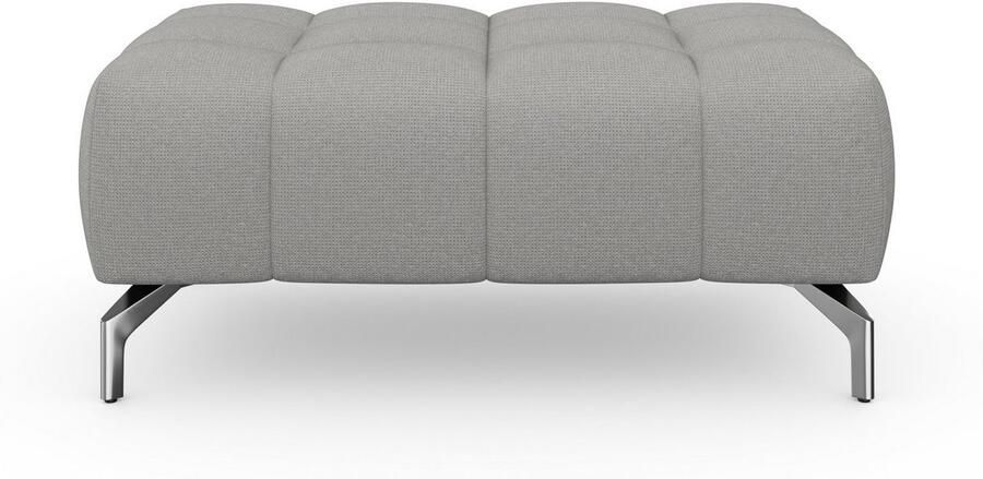 Sit&more Hocker Blauw met zilverkleurige poten - Foto 11