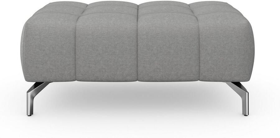 Sit&more Hocker Blauw met zilverkleurige poten - Foto 11