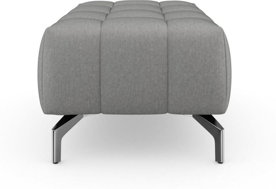 Sit&more Hocker Blauw met zilverkleurige poten - Foto 6