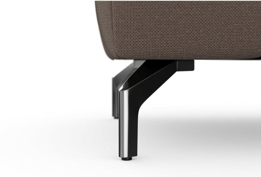Sit&more Hocker Blauw met zilverkleurige poten - Foto 6