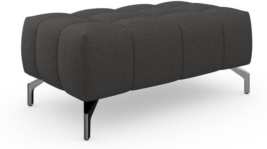 Sit&more Hocker Blauw met zwarte poten - Foto 9