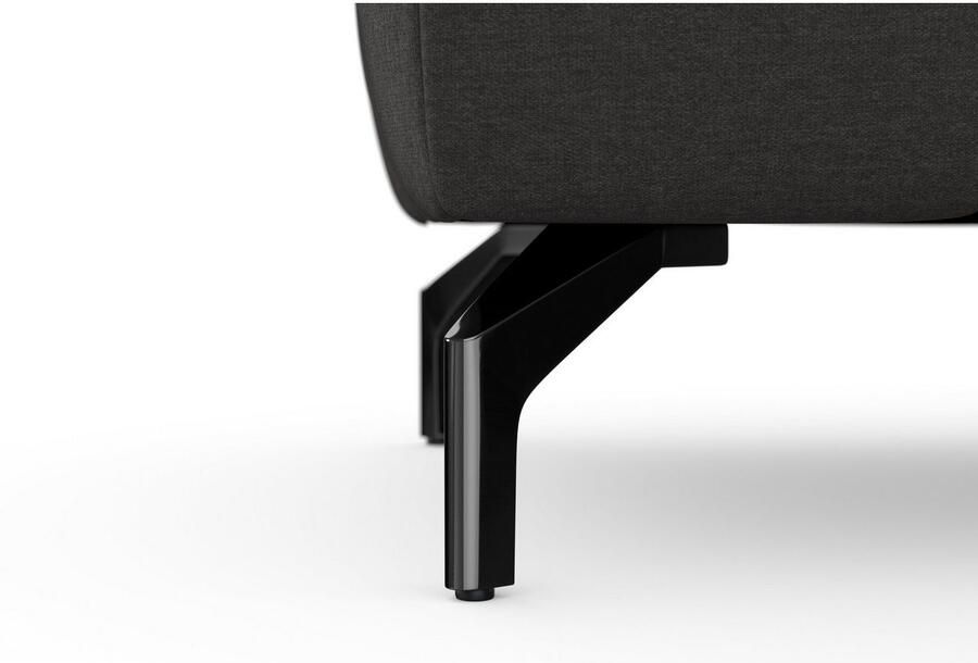 Sit&more Hocker Blauw met zwarte poten - Foto 5