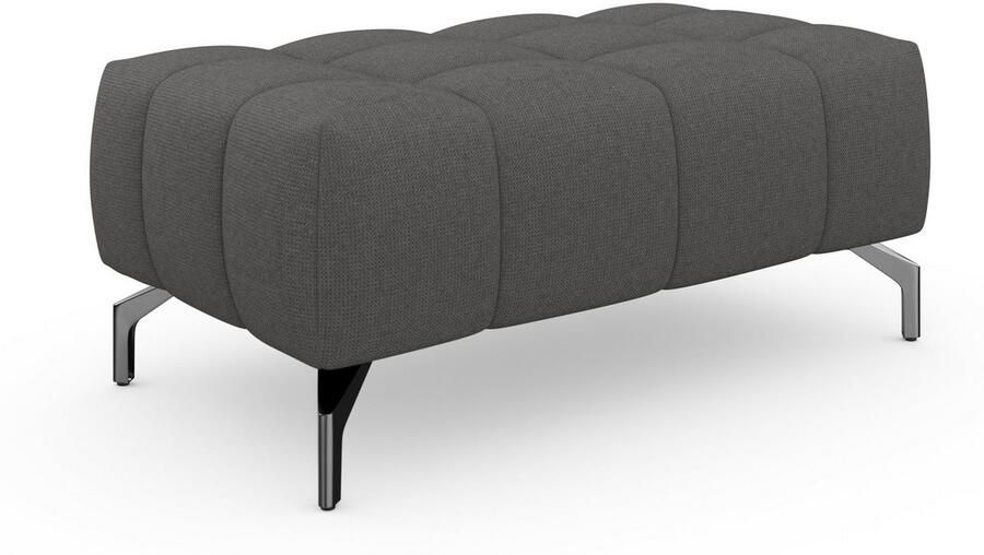 Sit&more Hocker Blauw met zwarte poten - Foto 9