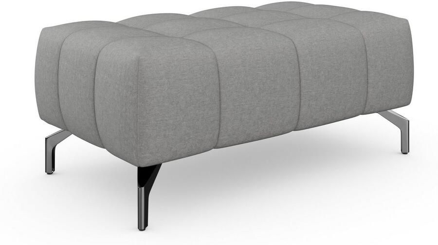 Sit&more Hocker Blauw met zwarte poten - Foto 9