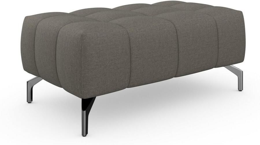 Sit&more Hocker Blauw met zwarte poten - Foto 9
