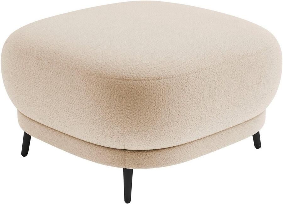 Sit&more Hocker Blues met metalen poten matzwart - Foto 4