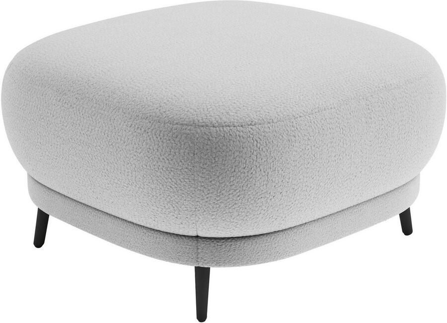 Sit&more Hocker Blues met metalen poten matzwart - Foto 4