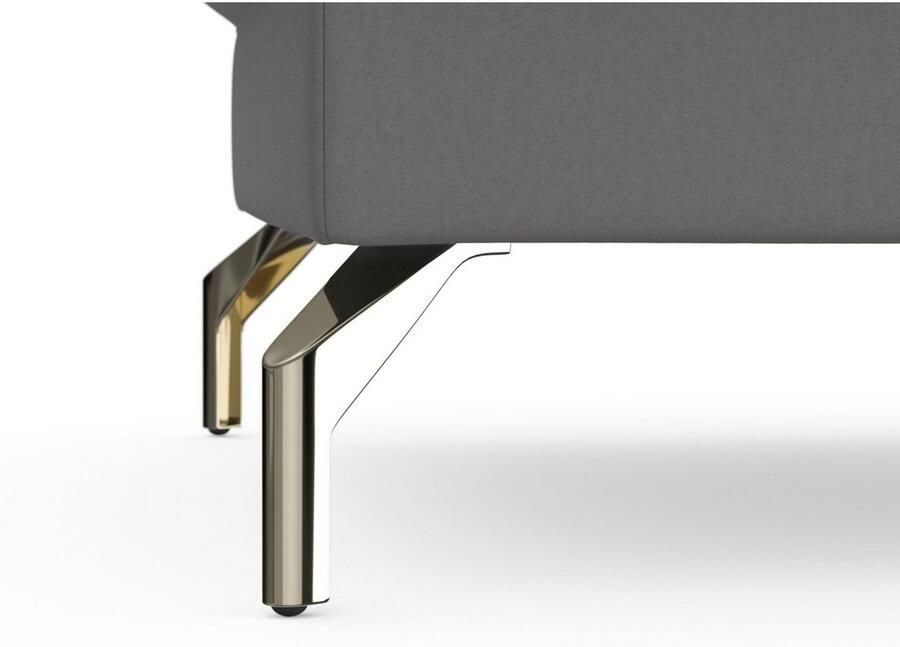 Sit&more Hocker Fashion met binnenvering met gesatineerde nikkel poten - Foto 3