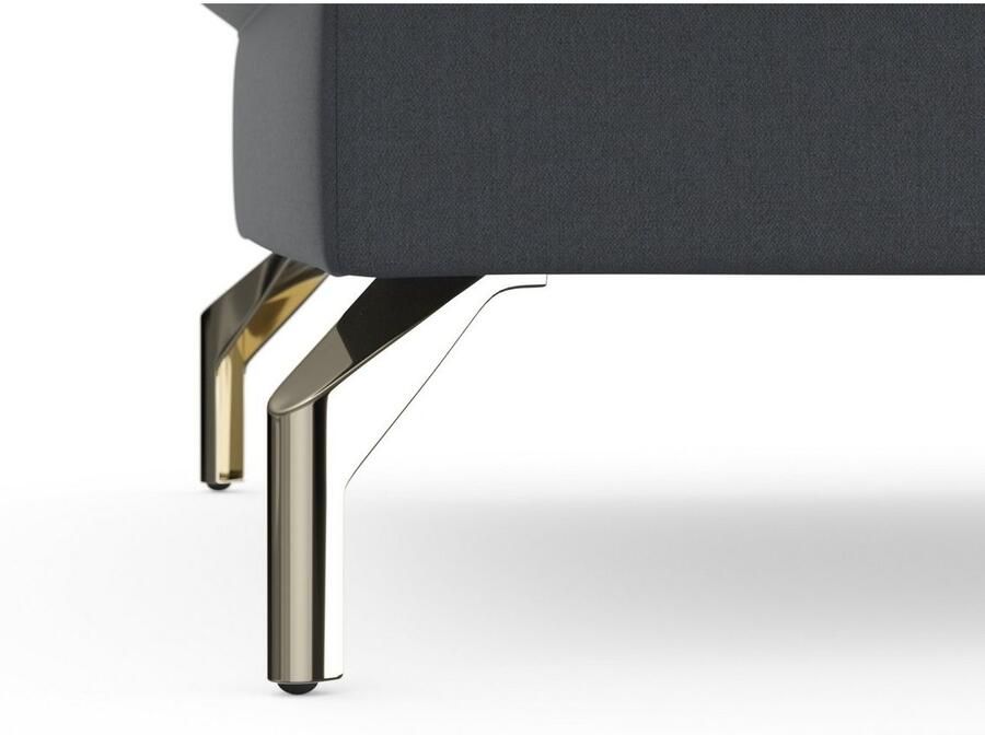 Sit&more Hocker Fashion met binnenvering met gesatineerde nikkel poten - Foto 3