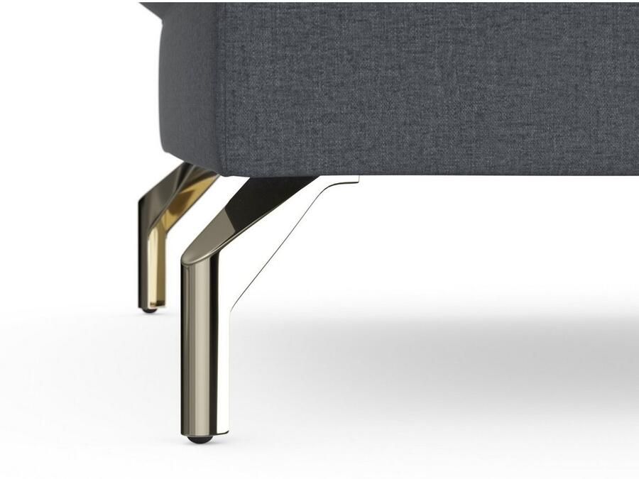 Sit&more Hocker Fashion met binnenvering met gesatineerde nikkel poten - Foto 3