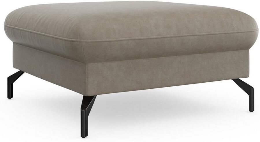 Sit&more Hocker Fashion met binnenvering met hoogwaardige zwarte metalen poten - Foto 6