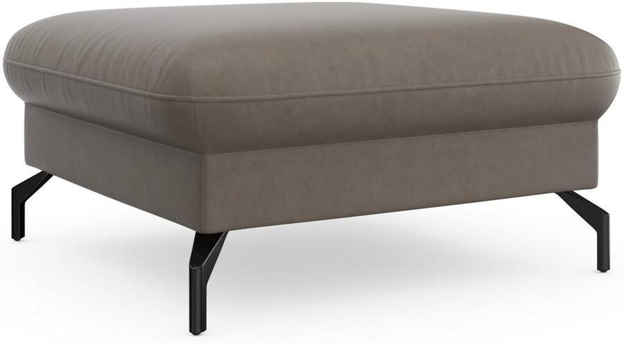 Sit&more Hocker Fashion met binnenvering met hoogwaardige zwarte metalen poten - Foto 4
