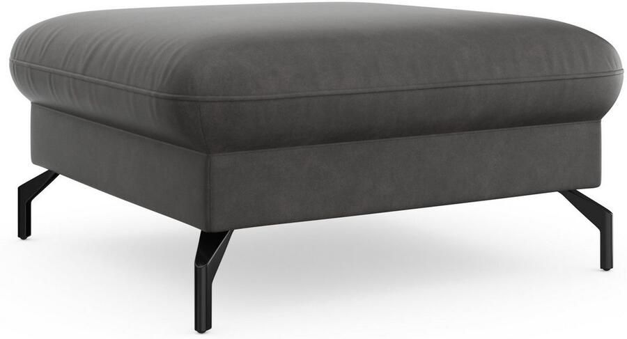 Sit&more Hocker Fashion met binnenvering met hoogwaardige zwarte metalen poten - Foto 3