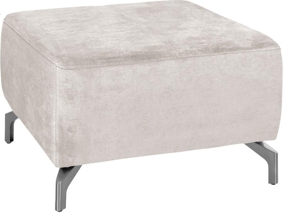 Sit&more Hocker GIZEH Poothoogte 12 cm naar keuze in 2 verschillende pootkleuren - Foto 4