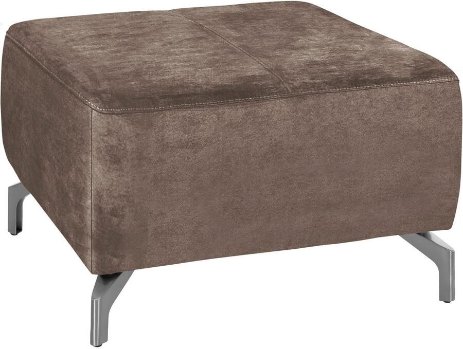 Sit&more Hocker GIZEH Poothoogte 12 cm naar keuze in 2 verschillende pootkleuren - Foto 4