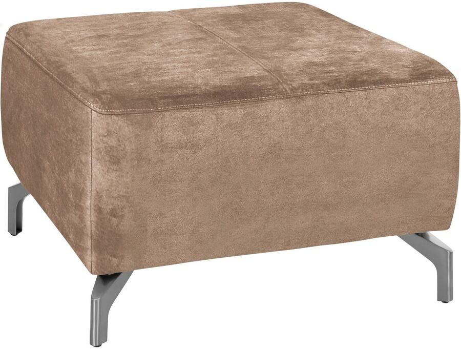 Sit&more Hocker GIZEH Poothoogte 12 cm naar keuze in 2 verschillende pootkleuren - Foto 4