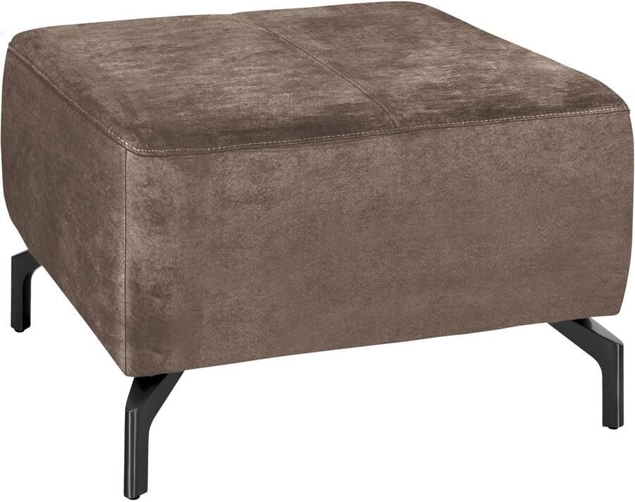 Sit&more Hocker GIZEH Poothoogte 15 cm naar keuze in 2 verschillende pootkleuren - Foto 2