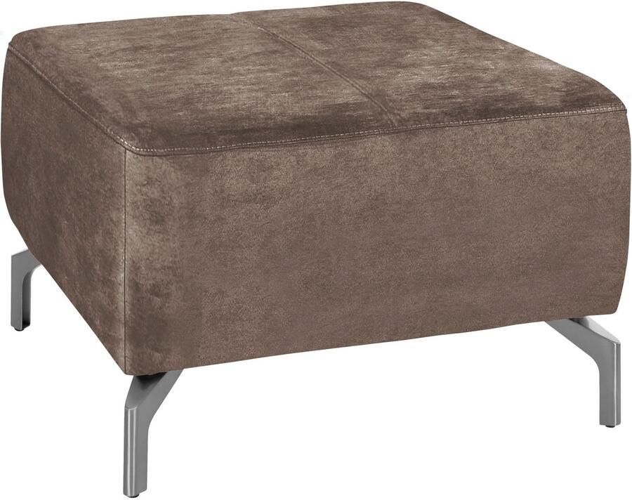 Sit&more Hocker GIZEH Poothoogte 15 cm naar keuze in 2 verschillende pootkleuren - Foto 2