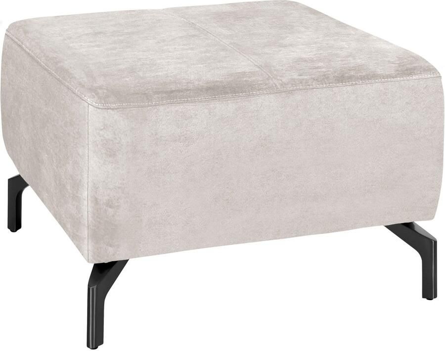 Sit&more Hocker GIZEH Poothoogte 15 cm naar keuze in 2 verschillende pootkleuren - Foto 3