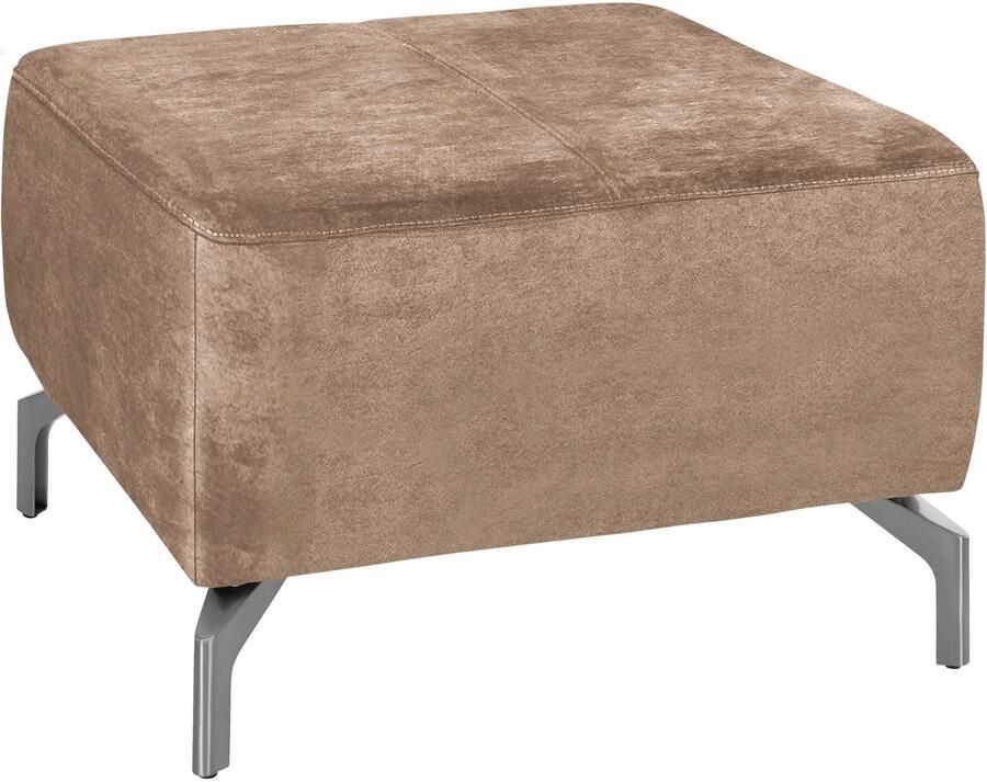 Sit&more Hocker GIZEH Poothoogte 15 cm naar keuze in 2 verschillende pootkleuren - Foto 3